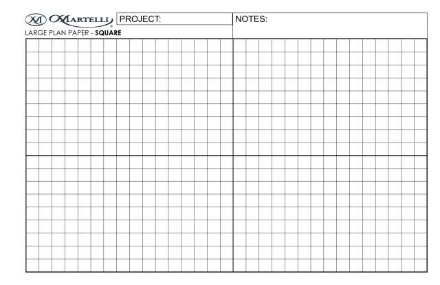 Large Plan Paper Square